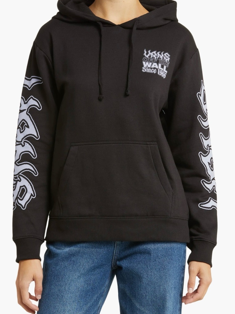 Vans Black Pullover Hoodie - Never Worn